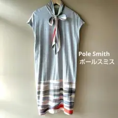 Pole Smith　ポールスミス　ボウタイ　チュニック　ミニワンピース　М