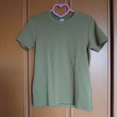 UNIQLO U クルーネック半袖Tシャツ L オリーブ