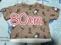フタフタ futafutaミッキー tシャツ 80 バースデイ しまむら 子供服