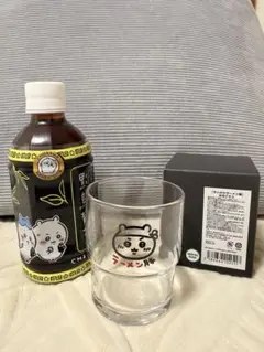 ちいかわラーメン豚　ちいかわ　お冷グラス　黒烏龍茶　セット