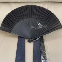 《新品未使用》扇子 浴衣 着物 小物 花火大会　男女兼用 二本セット
