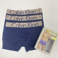 新品未使用　カルバンクライン メンズ下着　ボクサーパンツ　ネイビー　S