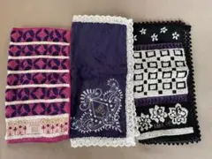 【新品未使用】ANNA SUI タオルハンカチ　3枚セット