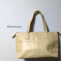 Kitamura キタムラ K2 トートバッグ ハンドバック クリーム