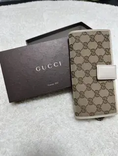 GUCCI グッチ GGキャンバス レディース 長財布 折り財布