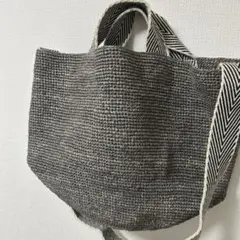 新品未使用　ラフィアバッグ　かごバッグ　mail.