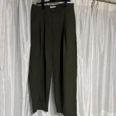 リメール　remer ワイドスラックス　オリーブ　カーキ