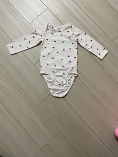 H&M ハート柄 長袖ロンパース　US 9M