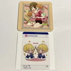 クリアカード　拓馬　数馬　コースター　学ベビ　学園ベビーシッターズ　カフェ