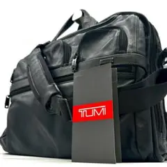 美品 トゥミ 2way ビジネスバッグ オールレザー 黒 96144D2