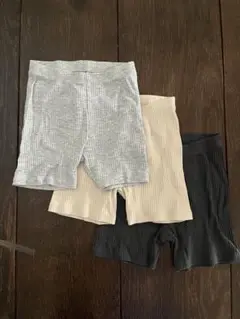 H&M リブサイクルショーツ 100cm 3枚セット