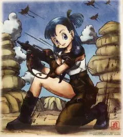 【新品,未開封】【 ドラゴンボール】色紙ART2【鳥山明】 イラスト『ブルマ』