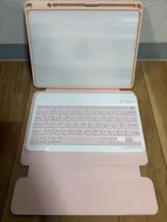 iPad用キーボード付きケース ピンク