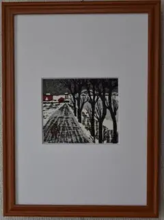 孔雀相愛 高木志朗 版画 孔雀相愛 高木志朗 版画