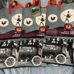 TRADER JOES シカゴ限定エコバッグ3枚セット　新品未使用品