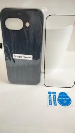 特別値下げ！最新機種ケース！Pixel9a　ブルー(保護ガラス+448円)