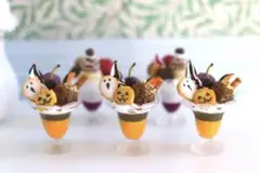 ミニチュア　ハロウィンパフェ