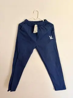 ネイビー ストレートデニムパンツ