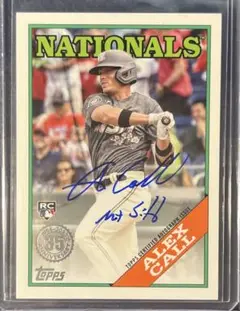 ALEX CALL TOPPS ROOKIE auto