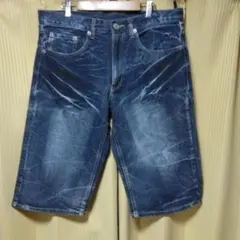 ダークブルー ショートパンツ サイズ34