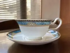 ウェッジウッド WEDGWOOD カーゾン ティーカップu0026ソーサー 廃盤
