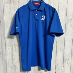 【美品】ブリヂストンゴルフ 半袖ポロシャツ L
