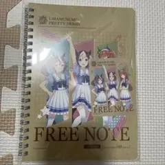 ウマ娘 ステッカー付きリングノート