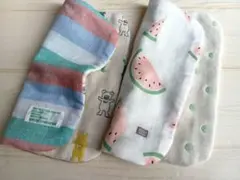 14. ８重ガーゼハンカチ2枚セット