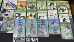 コナンtcg 緑単デッキ　スリーブ付き