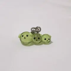 豆しば めじるしアクセサリー グリーンピーしば