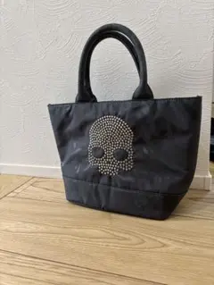 HYDROGENスカルスタッズ トートバッグ 黒