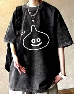 ドラゴンクエスト スライム Tシャツ オーバーサイズ ヴィンテージ風