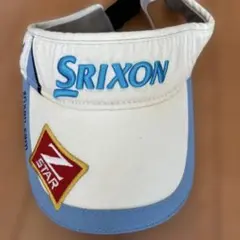 Srixon バイザー ホワイト/ブルー