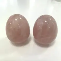 ローズクォーツ 天然石 卵形 ふうちん 205.8グラム 水晶
