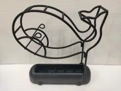 くじら☆アイアン雑貨 置物☆傘立てにもなります☆重さ1.9kg