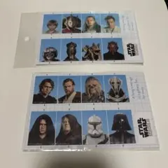 スターウォーズ　証明写真風ステッカー　2枚セット