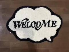 雲形WELCOME玄関マットマット