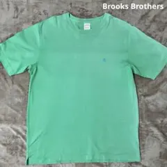【美品】Brooks Brothers ロゴ刺繍 Tシャツ Lサイズ