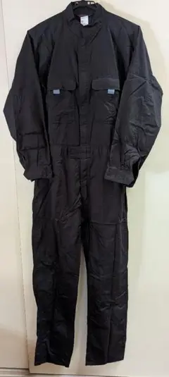 SOWA ブラックオーバーオール LL