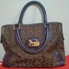 CELINE ヴィンテージ マカダム柄 バッグ