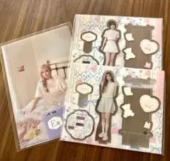 アイリットILLIT一番くじ　ミンジュ、イロハ、モカ　アクスタ、クリアファイル