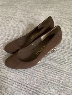美品　クロールバリエ　ウェッジ　ブラウン　23.5