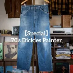 70s Dickies ペインターデニム　W34 L30 ゴールデンサイズ