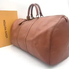 LOUIS VUITTON キーポル55 エピ ノワール ボストンバッグ