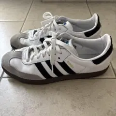 adidas Samba ホワイト/ブラック スニーカー　箱付き