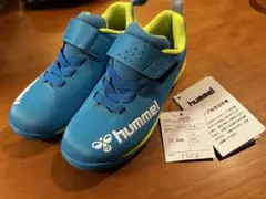 【新品未使用］hummel ジュニア サッカーシューズ 青 17cm