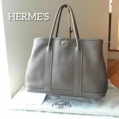 HERMES エルメス ガーデンパーティ ネゴンダ TPM エトゥープ 外側美品