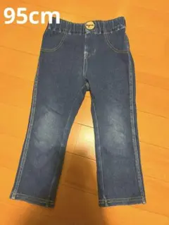 【95cm サマンサモスモス】デニムパンツ ゴムウエスト ストレート
