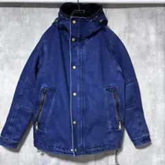 ZARA MAN デニム　ボア　モッズコート　M　ザラ ZARA MAN デニム ボア モッズコート M ザラ - メルカリ