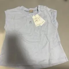 ライトブルー ノースリーブ Tシャツ 新品タグ付き